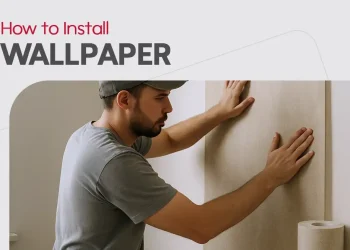 آموزش نصب کاغذ دیواری