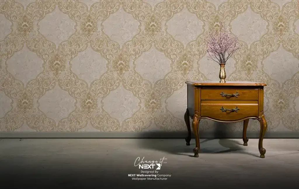 طرح داماسک ترند ترین کاغذ دیواری