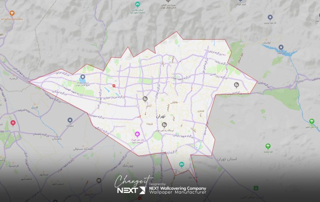 مراکز خرید کاغذ دیواری در تهران