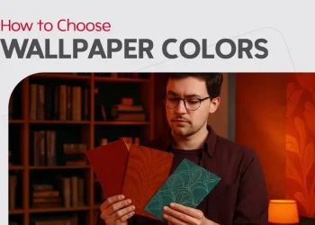 رنگ کاغذ دیواری را چطور انتخاب کنیم؟