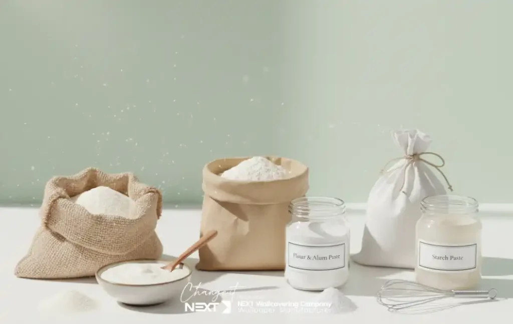 جایگزین خانگی چسب کاغذ دیواری