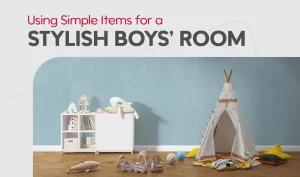 دکوراسیون اتاق خواب پسرانه با وسایل ساده