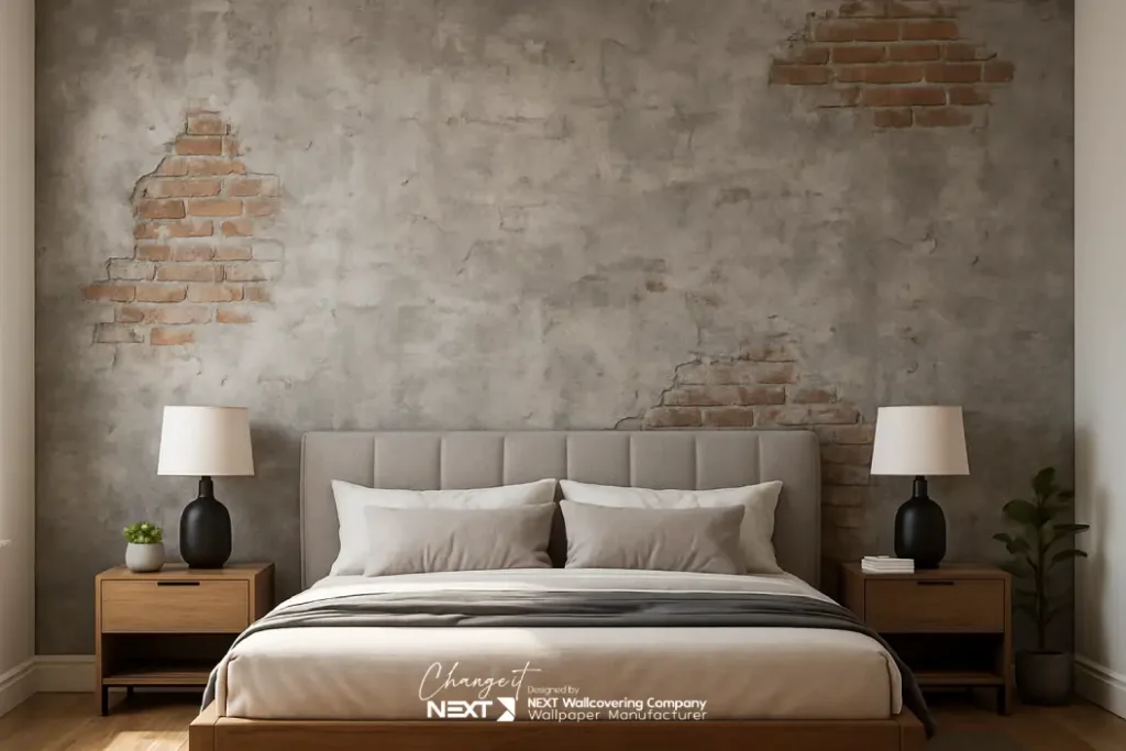 استفاده کردن از پوستر آجری در اکسنت وال