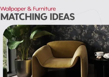 ست کاغذ دیواری و مبلمان