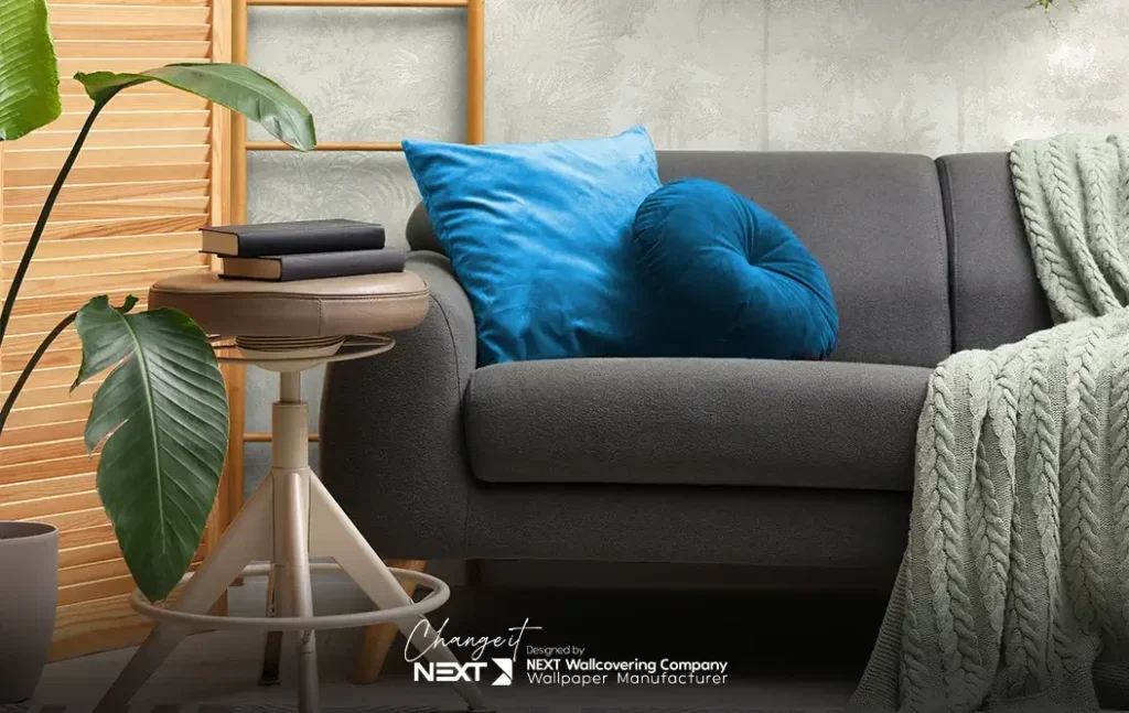 ترکیب رنگ طوسی و آبی