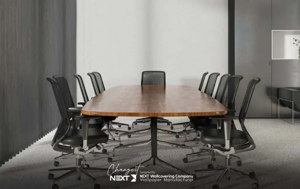 کاغذ دیواری بافت دار یا جودون برای اتاق کار