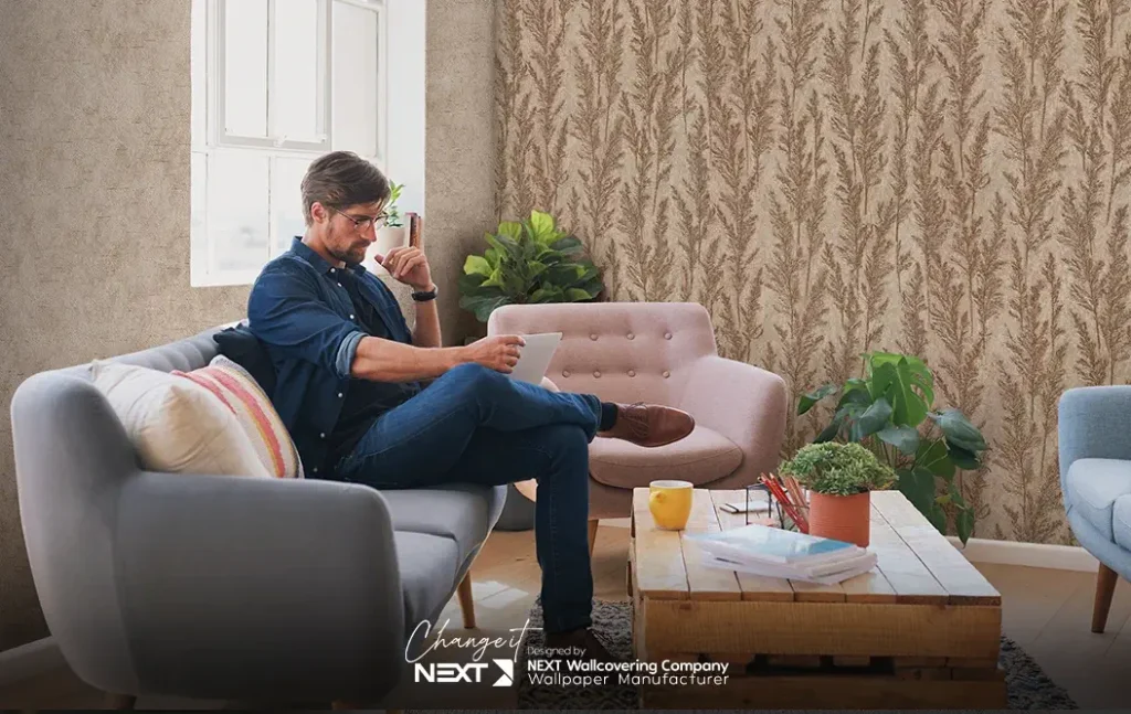 ترکیب رنگ مبل طوسی طلایی