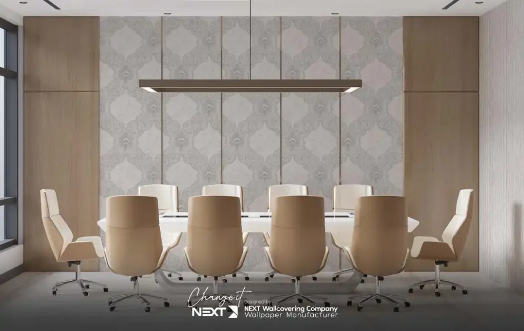 کاغذ دیواری مدرن برای اتاق کار
