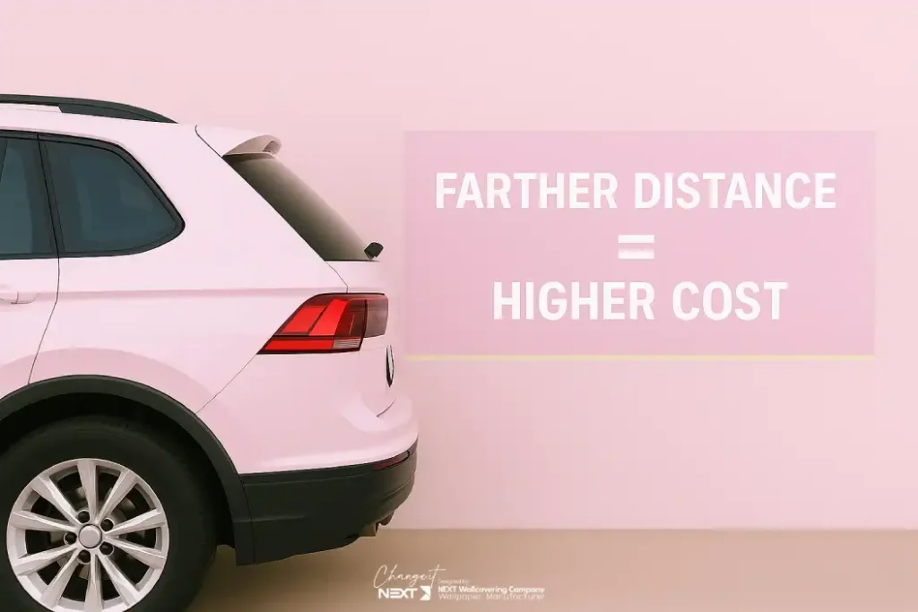 مسیر طولانی در خرید کاغذ دیواری موجب افزایش هزینه ایاب و ذهاب و افزایش هزینه نصب کاغذ دیواری خواهد شد.