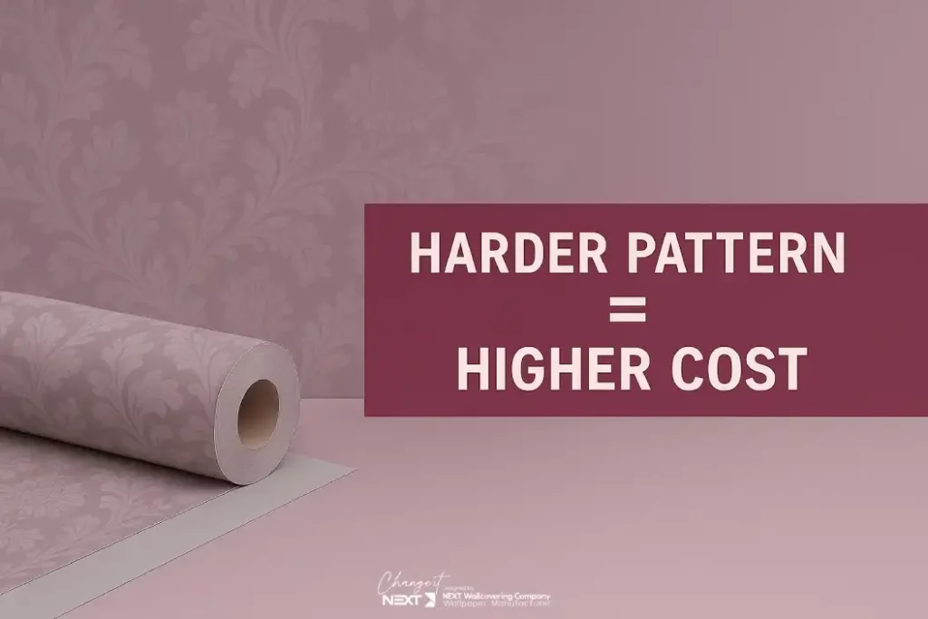 طرح های سخت کاغذ دیواری هزینه نصب بیشتری دارند.