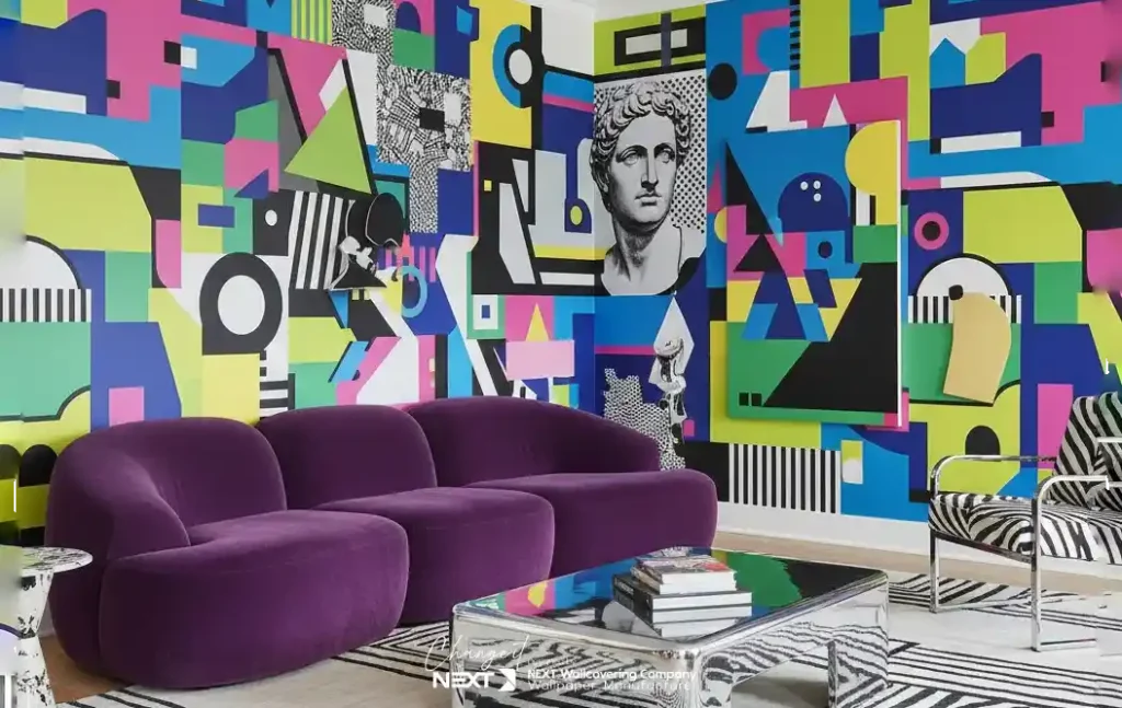 سبک پست مدرن در کاغذ دیواری ، ترند ترین سبک کاغذ دیواری در سال 1404