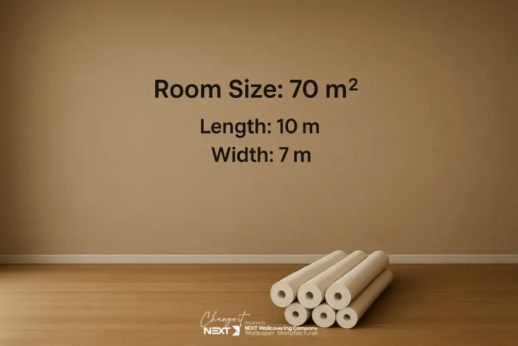 هزینه کاغذ دیواری خانه 70 متری