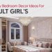 دکوراسیون اتاق خواب دخترانه بزرگسال