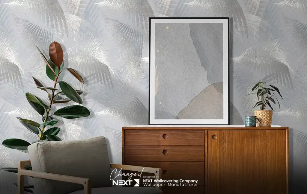 استقاده از کاغذ دیواری سه بعدی در دکوراسیون اتاق خواب کوچک