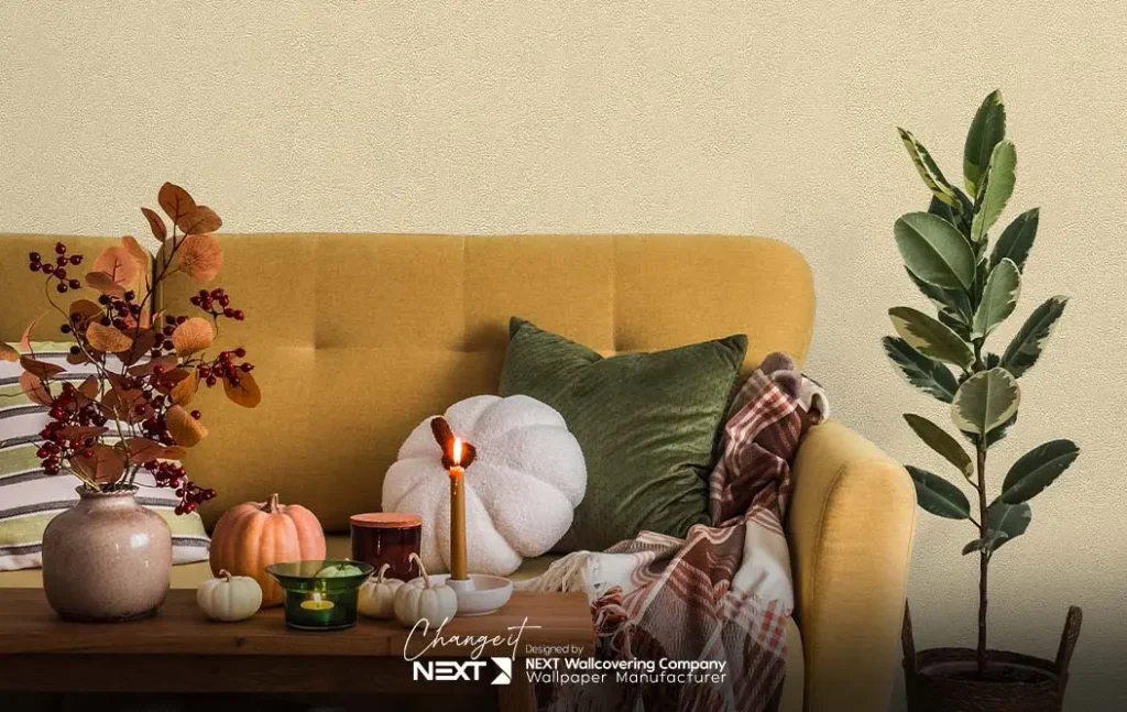 دکوراسیون پاییزی با گل