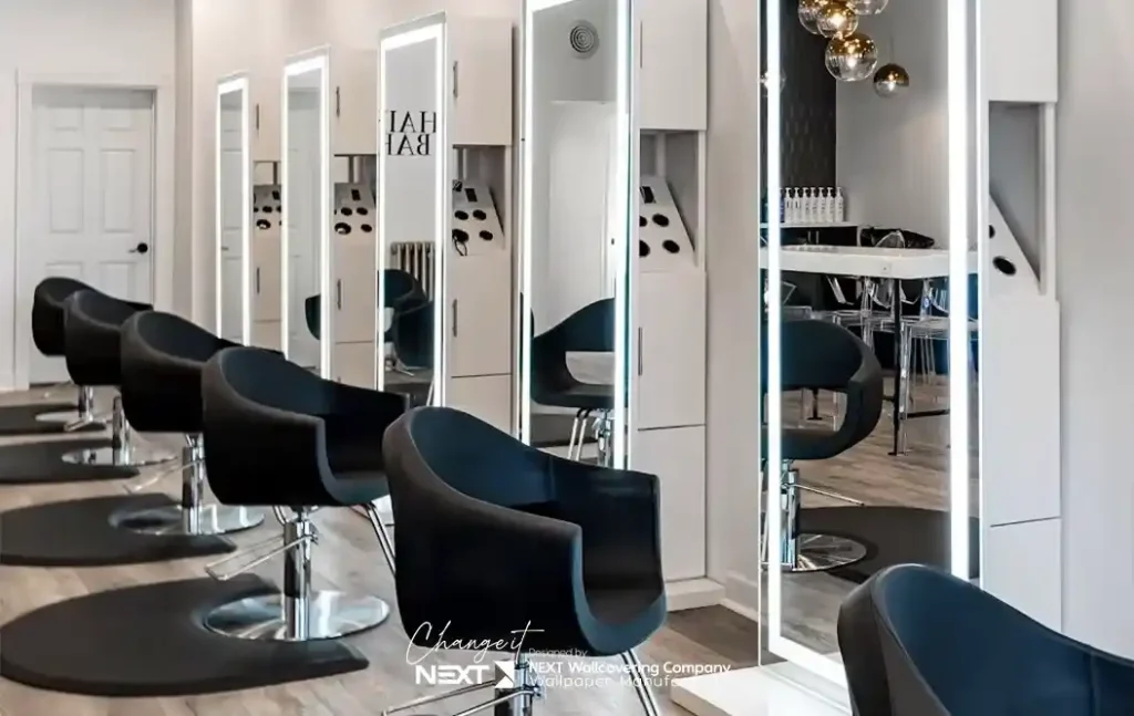 دکوراسیون مدرن آرایشگاه مردانه