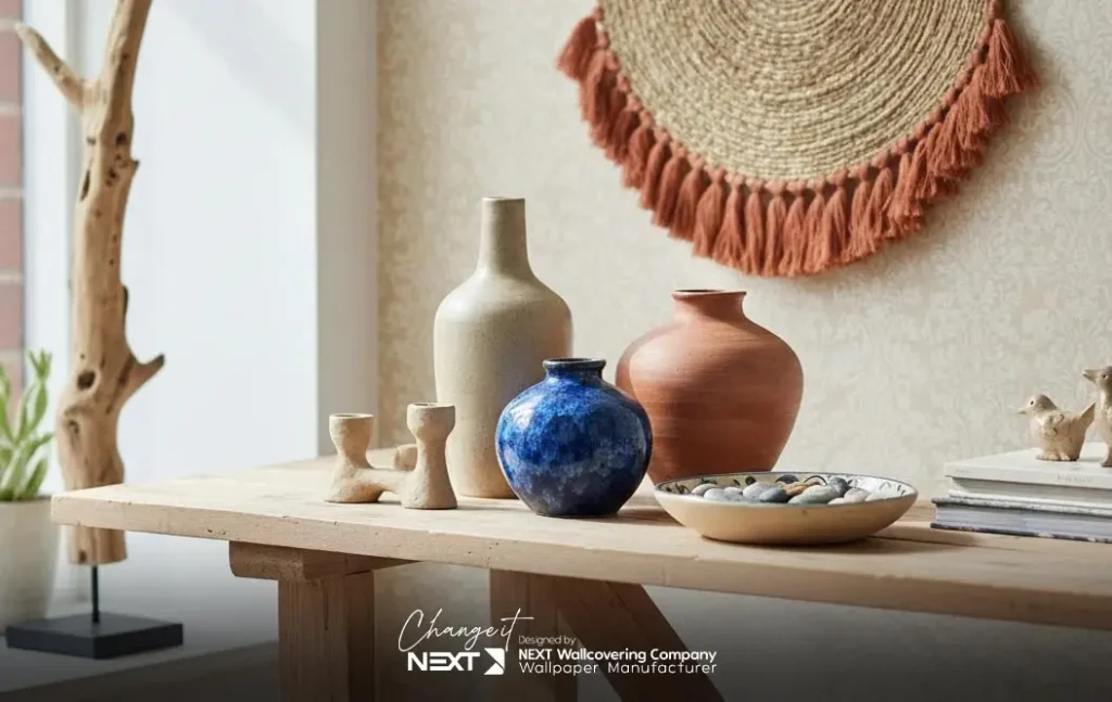 استفاده از گلدان در دکوراسیون پاییزی منزل