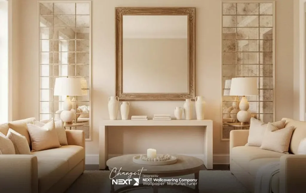 استفاده از آینه در دکوراسیون پاییزی