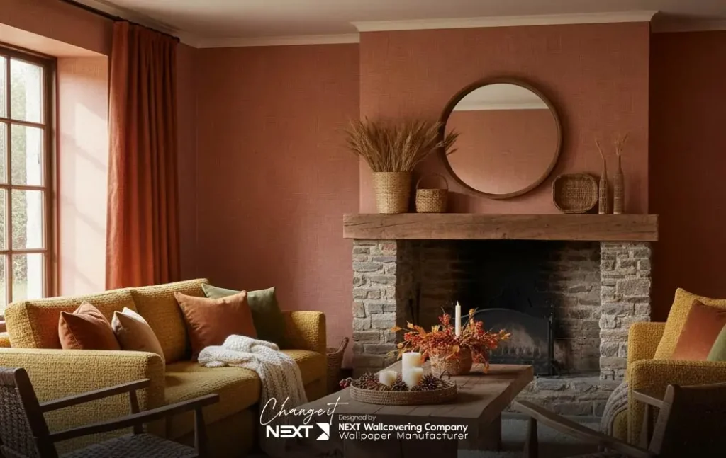 استفاده از رنگ های پاییزی در دکوراسیون پاییزی منزل